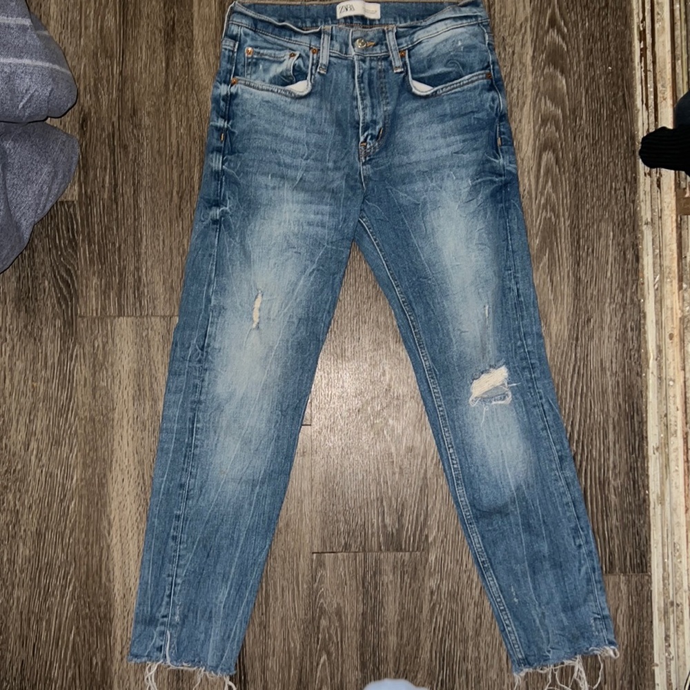 Zara - The Slim Boyfriend in Valley Blue - Jeans